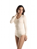 Hanro Woolen Silk - 1418 Longsleeve