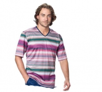 Menpyjama Q 3396 7555 SS/SL  longleg- longsleeves